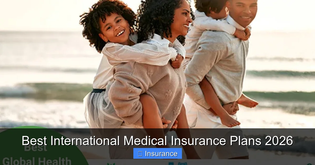 Best International Medical Insurance Plans 2026