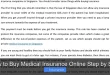 How to Buy Medical Insurance Online Step by Step