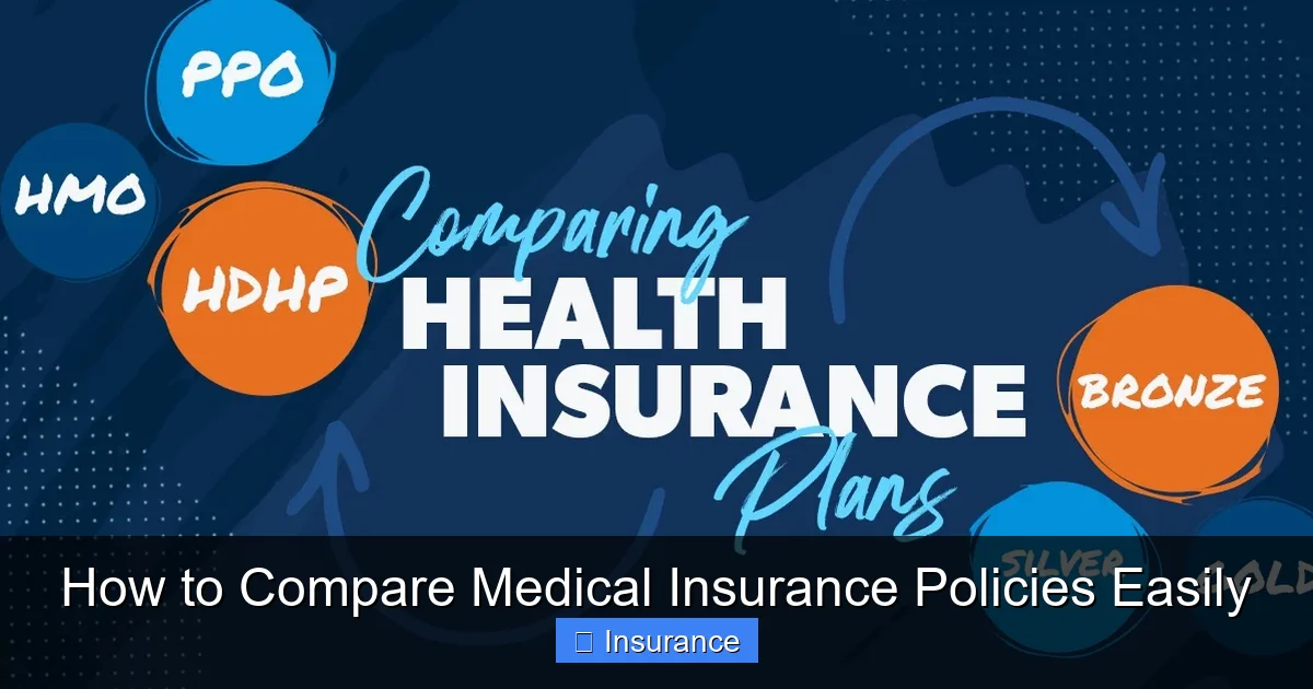 How to Compare Medical Insurance Policies Easily