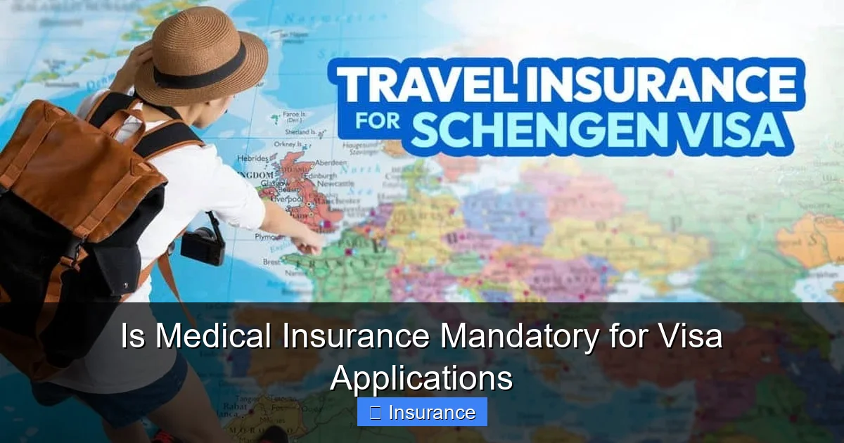 Is Medical Insurance Mandatory for Visa Applications