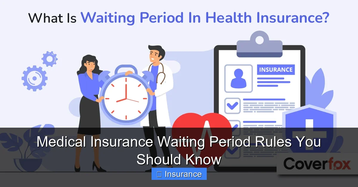 Medical Insurance Waiting Period Rules You Should Know