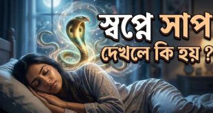 স্বপ্নে সাপ দেখলে কি হয় ?