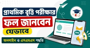 প্রাথমিক বৃত্তি পরীক্ষার ফল জানবেন যেভাবে