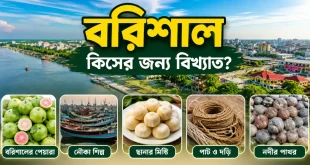বরিশাল কিসের জন্য বিখ্যাত
